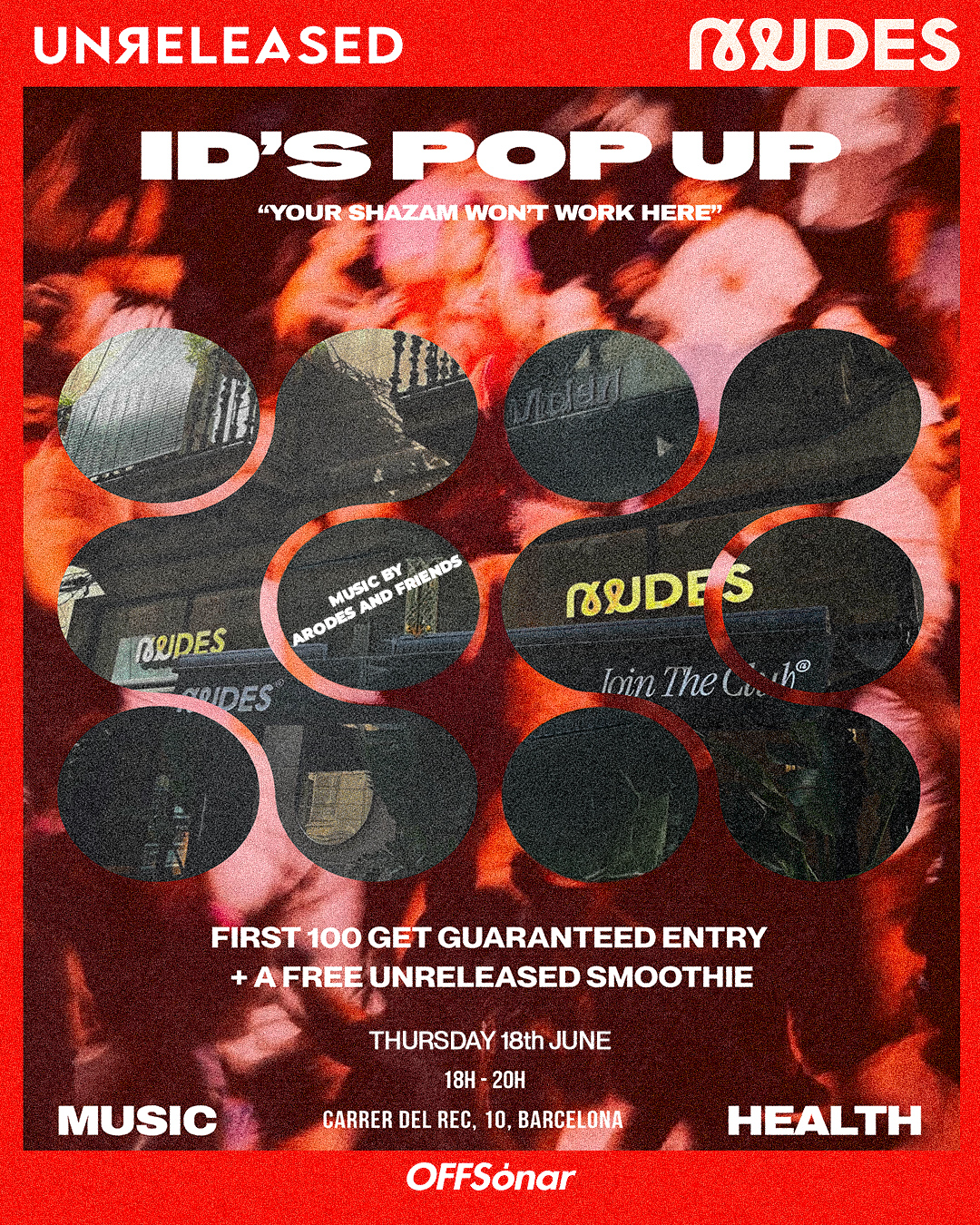 NUDES pop-up atmosphere