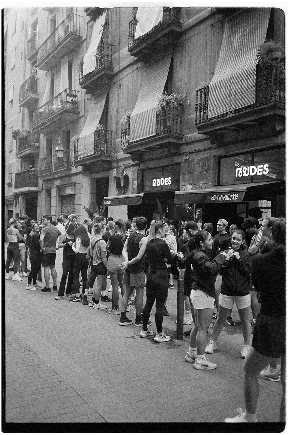 NUDES community event crowd
